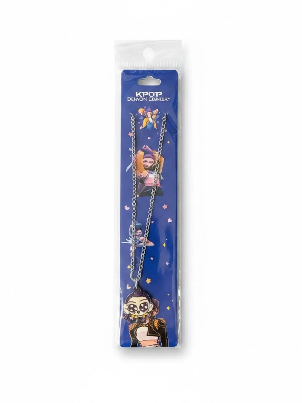 New K-Pop Demon Hunters Theme Necklace with Rumi‎ Pendant Huntrix Chibi Anime